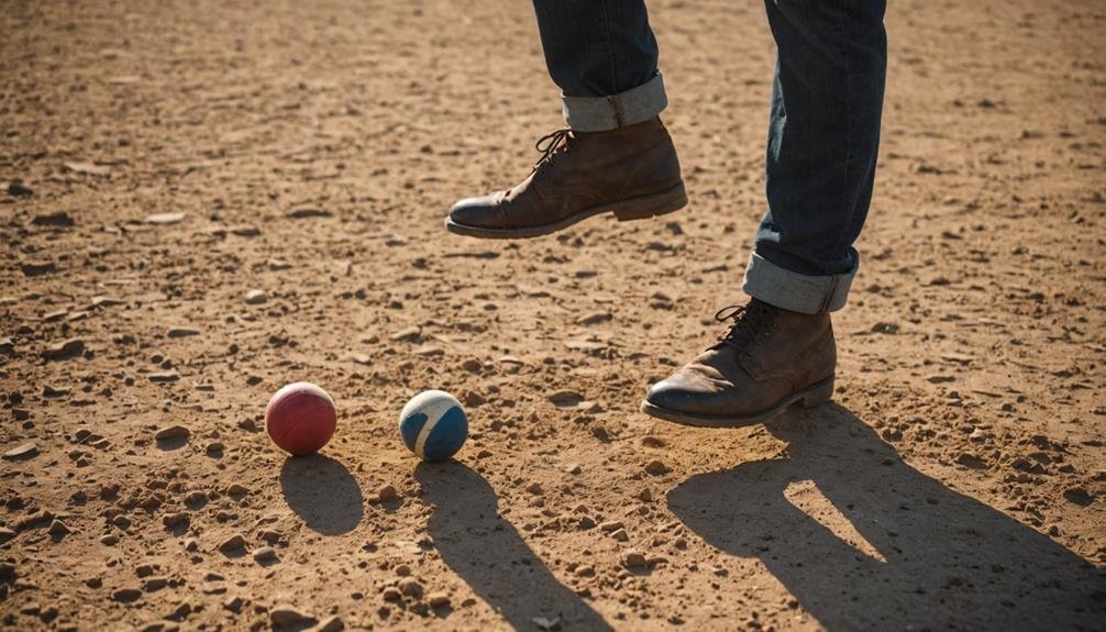 footbag with dirt inside