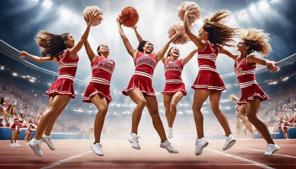 daring stunts in cheer