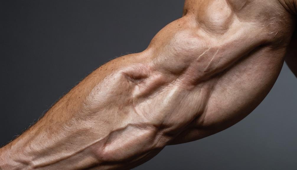 torn bicep muscle images