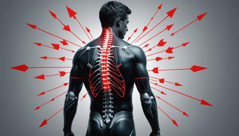 warning signs of mid back pain